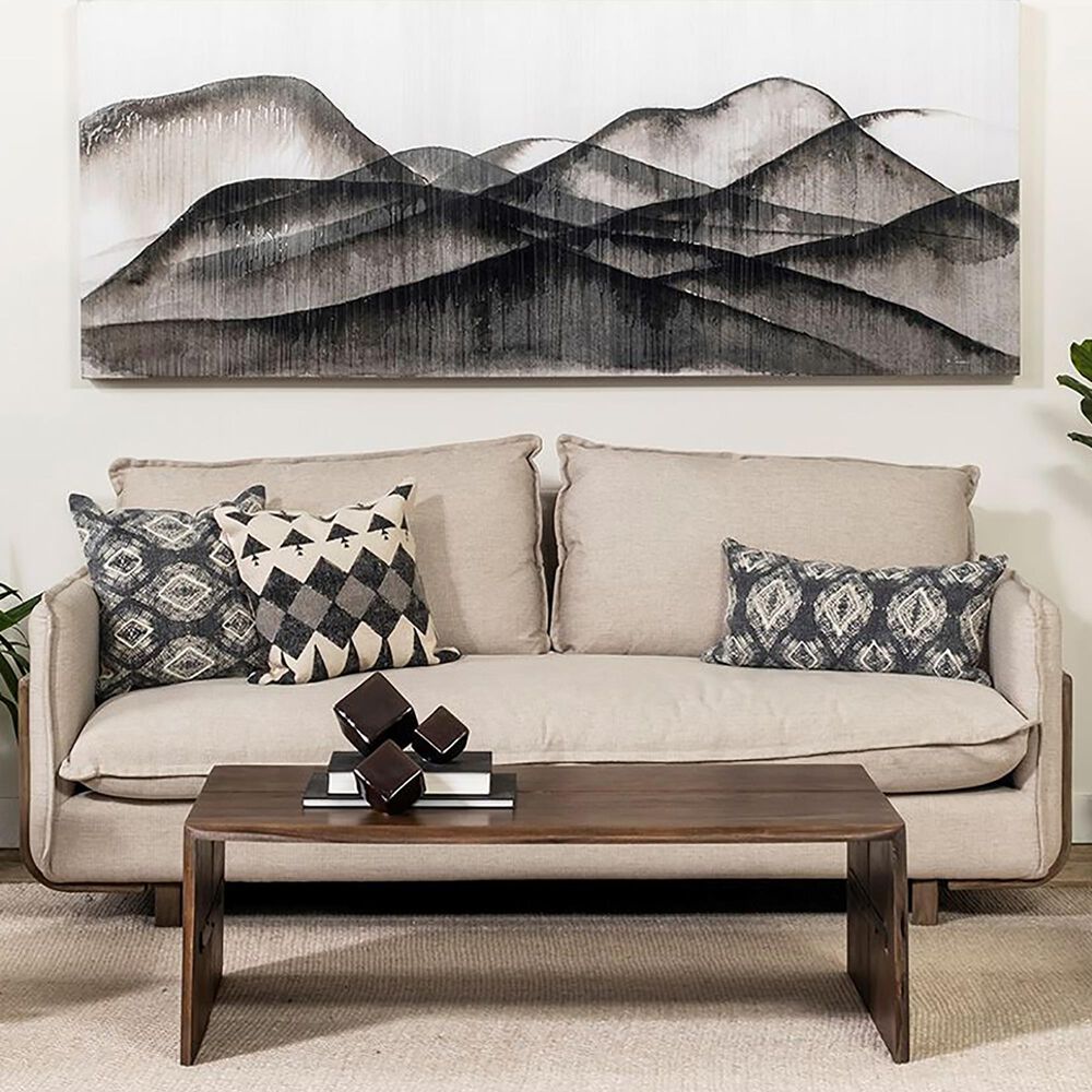 Mercana Roy Sofa in Cream and Wood, , large