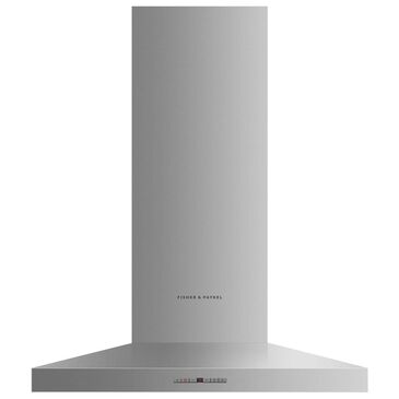 Fisher and Paykel 30" Wall Chimney Pyramid Vent Hood in Stainless Steel, , large