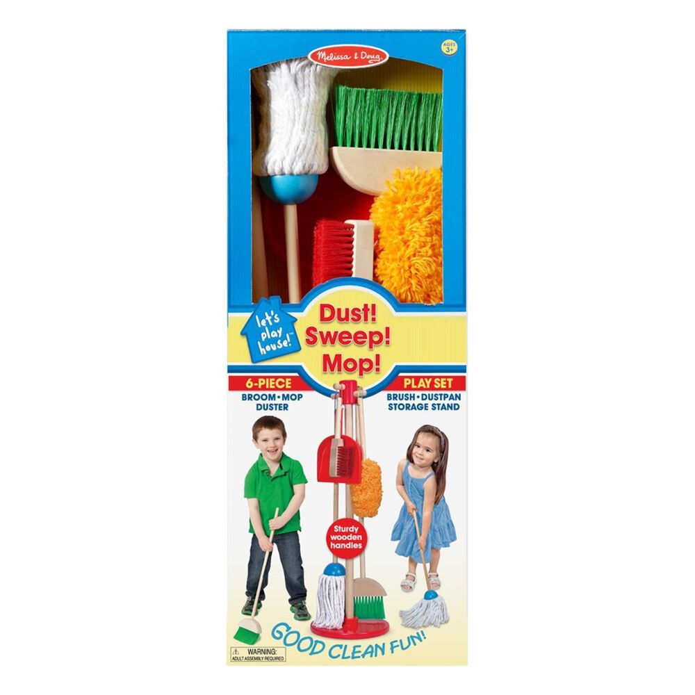 Melissa &amp; Doug Let&#39;s Play House! Dust! Sweep! Mop!, , large