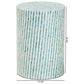 Baxton Studio Draven End Table in White and Blue, , large