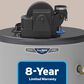 GE Appliances RealMAX Choice 40-Gallon Short Liquid Propane Power Vent Low-NOx Water Heater in Gray, , large