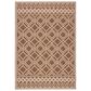 Safavieh Martha Stewart Cyprus 4"5" x 6"5" Camel and Beige Area Rug, , large