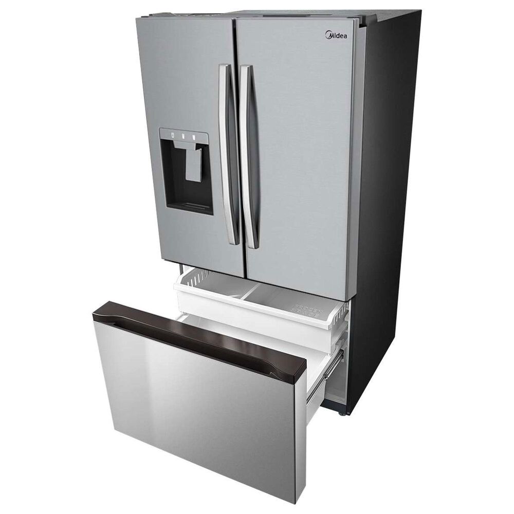 Midea 29.3 Cu. Ft. French Door Refrigerator with Dual Ice Maker in Stainless Steel, , large