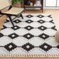Safavieh Marrakesh MRK532A 5"3" x 7"6" Ivory and Anthracite Area Rug, , large
