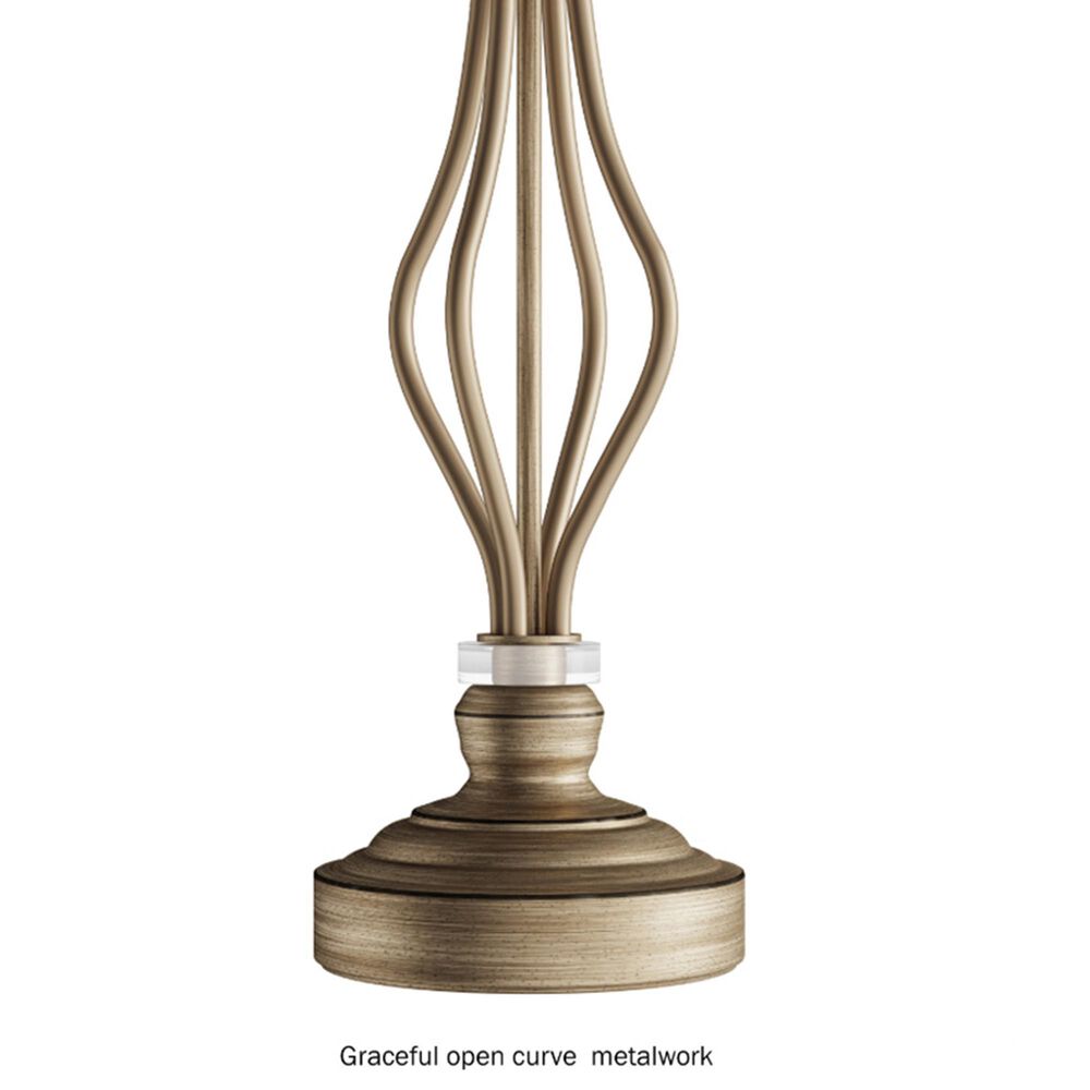 Timberlake 3-Piece Floor and Table Lamp Set in Distressed Gold, , large