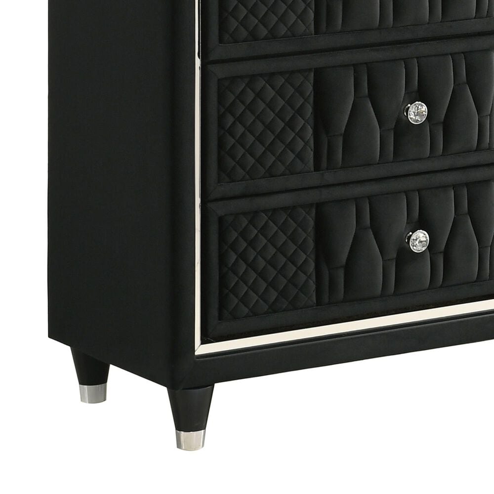 Pacific Landing Lorient 8-Drawer LED Dresser Only in Black, , large