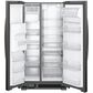 Whirlpool 24.6 Cu. Ft. 36" Wide Side-by-Side Refrigerator in Black, , large