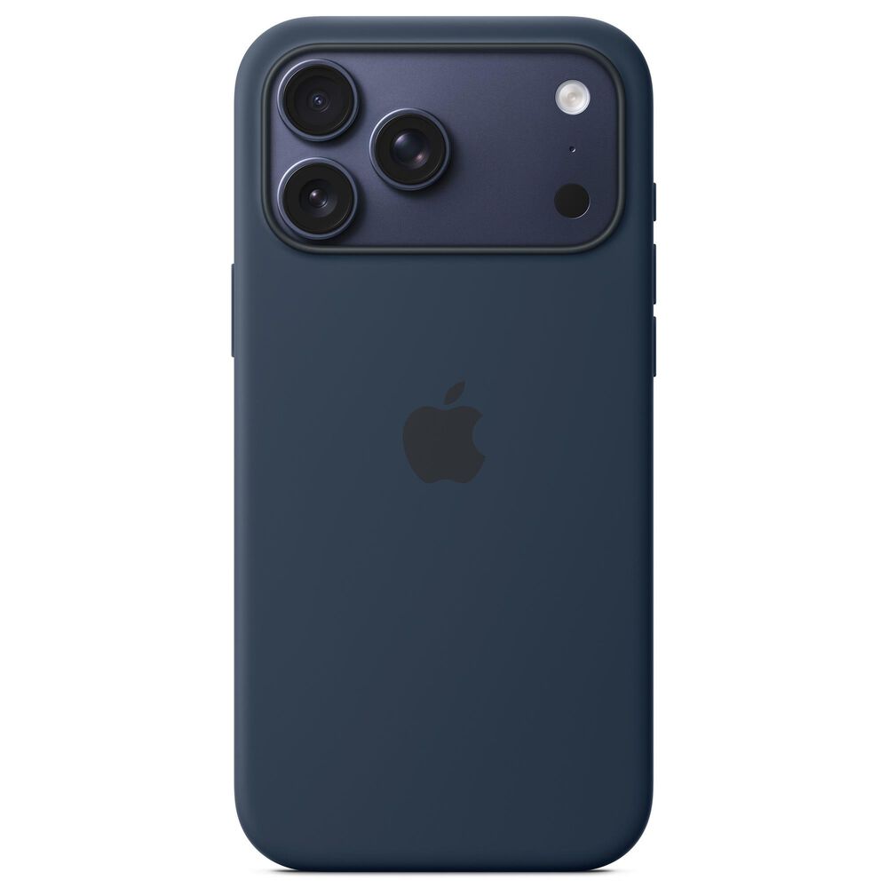 Apple Silicone Case with MagSafe for iPhone 17 Pro Max in Midnight, , large