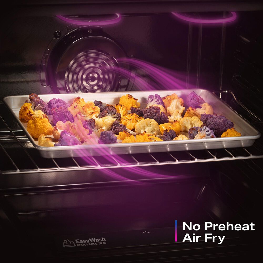 GE Profile 2-Piece Kitchen Package with 30" Smart Slide-In Electric Range and Over-the-Range Sensor Microwave Oven in Stainless Steel, , large