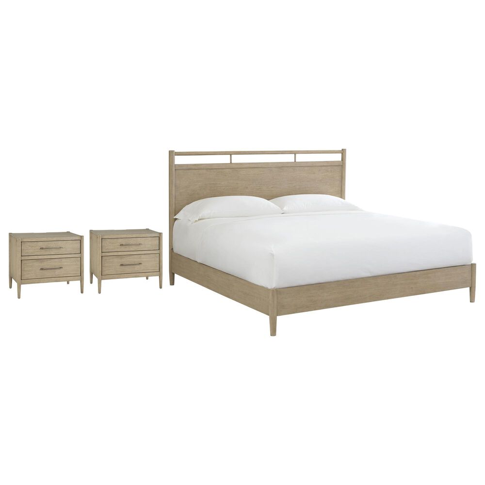 Aspen Furniture, Inc. Shiloh 3-Piece King Bedroom Set in Champagne, , large