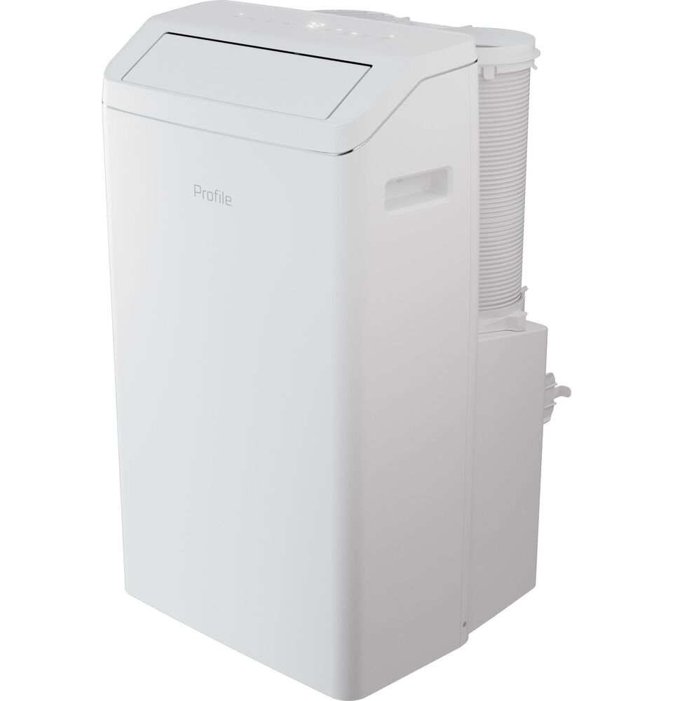 GE Profile 10,000 BTU Portable Air Conditioner with Dehumidifier and Remote in White, , large