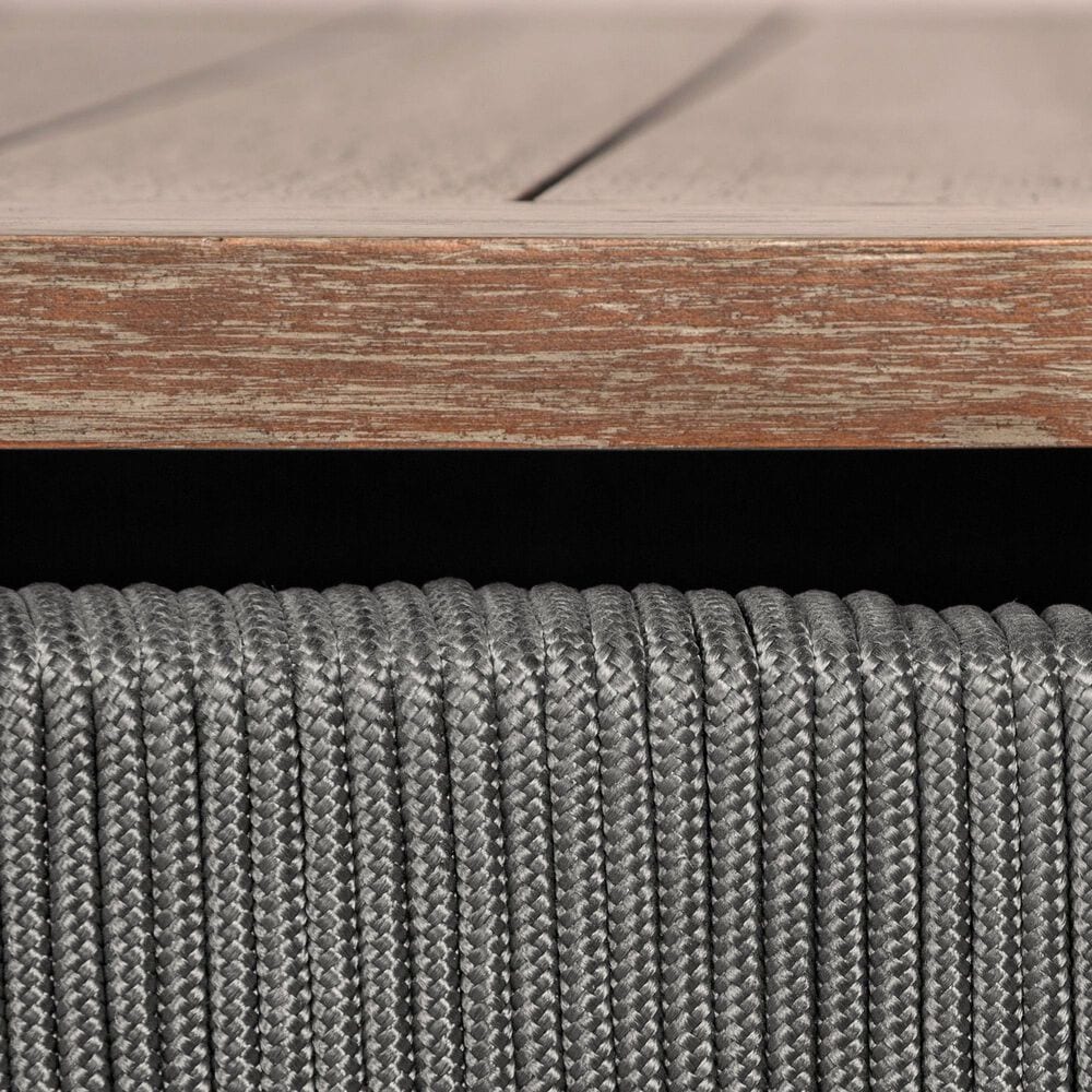 Blue River Orbit Outdoor Rectangular Dining Table in Weathered Brown - Table Only, , large