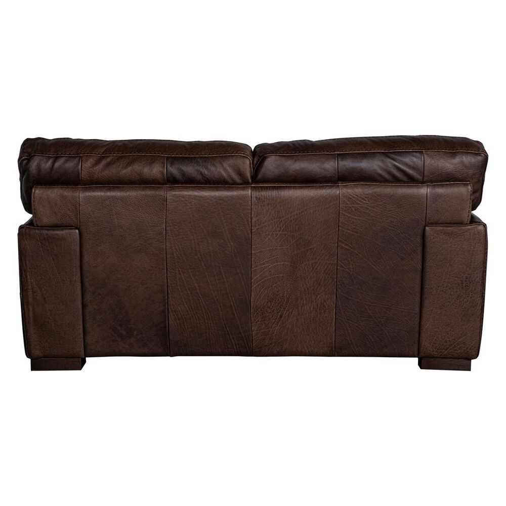 Softline Leather Loveseat in Madison Espresso, , large