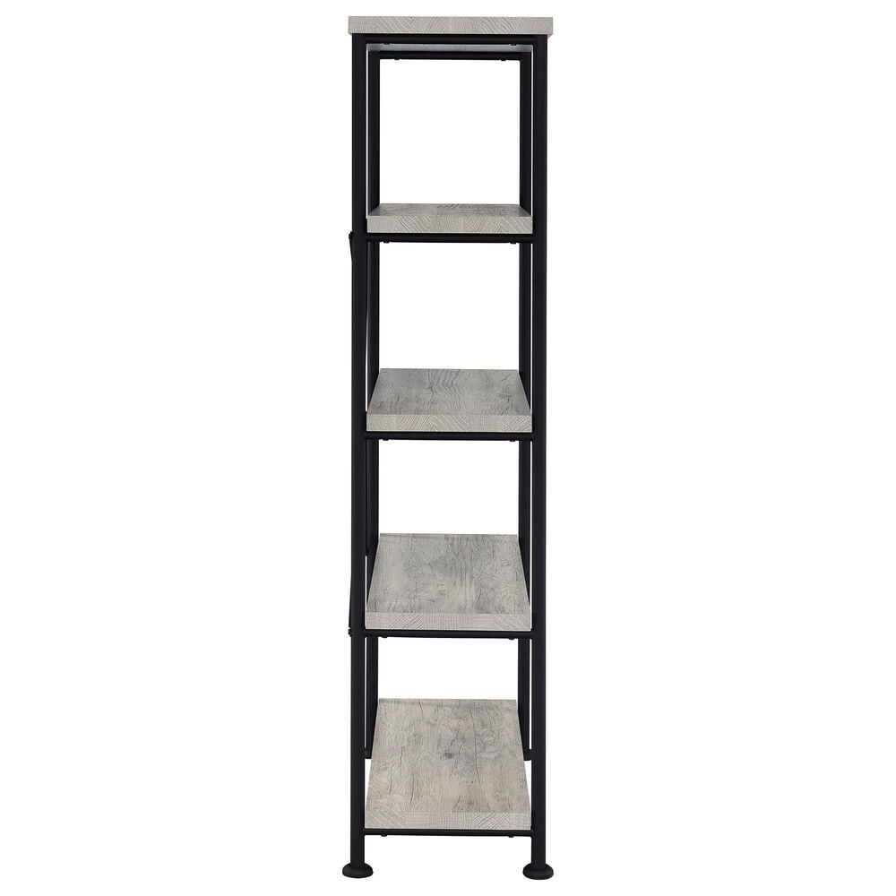 COAST Analiese 2-Piece Desk and Bookcase Set in Black and Grey Driftwood, , large