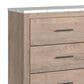 Ashley Senniberg 4-Piece Full Panel Bed Set in Light Brown and White, , large