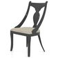 Canadel Champlain 5-Piece Round Dining Set in Distressed Black, , large