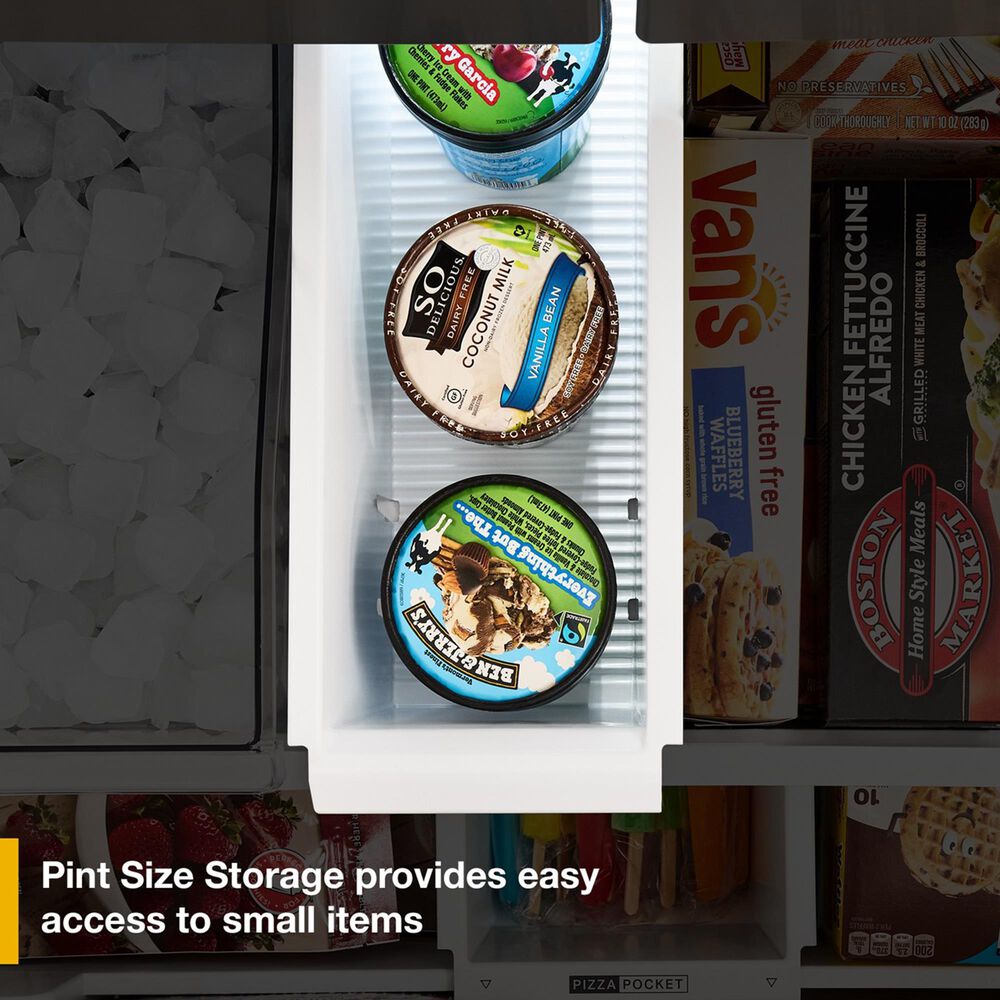 Whirlpool 29.58 Cu. Ft. French Door Refrigerator with In-Door Water and Ice Maker in Fingerprint Resistant Black Stainless Steel, , large