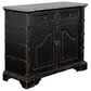 Linon Home Decor Karsyn 2-Drawer Cabinet in Rustic Black and Weathered Grey, , large