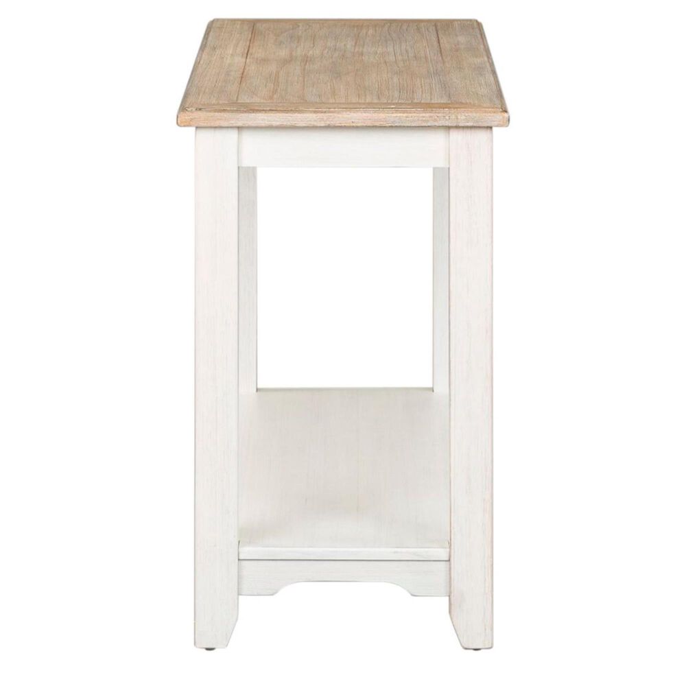 Belle Furnishings Summerhill Sofa Table in Soft White Wash, , large