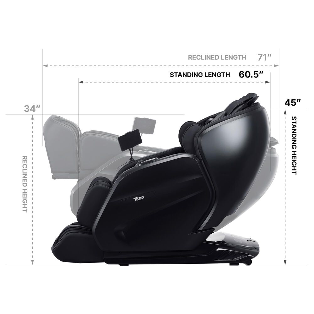 Osaki Liberty Titan Pro 3D Power Zero Gravity Massage Chair in Black, , large