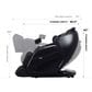 Osaki Liberty Titan Pro 3D Power Zero Gravity Massage Chair in Black, , large