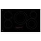 LG 36" Electric Smart Cooktop with Grey Pattern in Black, , large