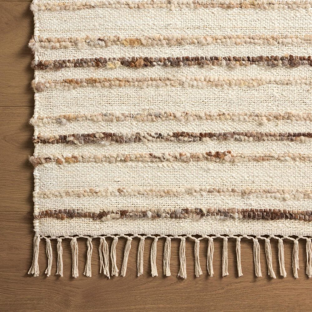 Magnolia Home Nico Ivory and Natural 7&#39;9&quot; x 9&#39;9&quot; Area Rug, , large