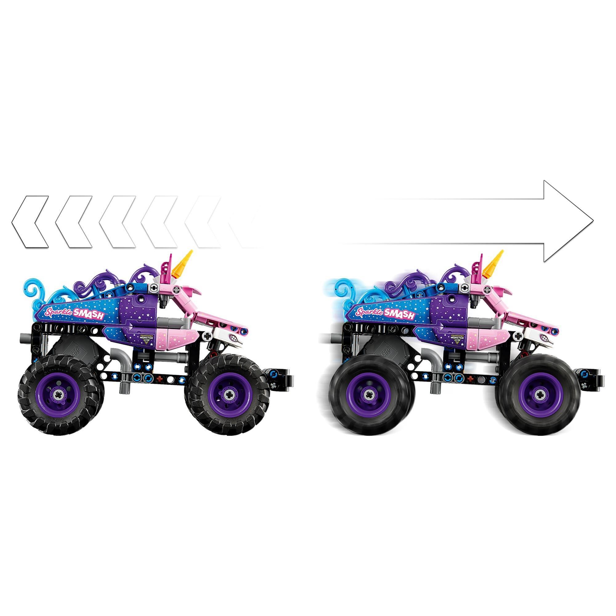 LEGO Technic Monster Jam Sparkle Smash Pull-Back Building Set