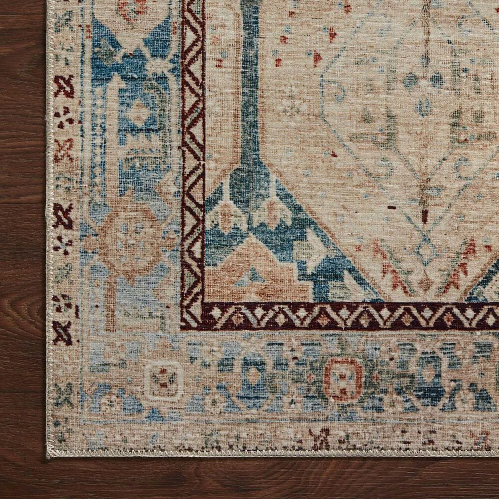 Magnolia Home Lenna LEA-05 5&#39; x 7&#39;6&quot; Denim and Sand Area Rug, , large