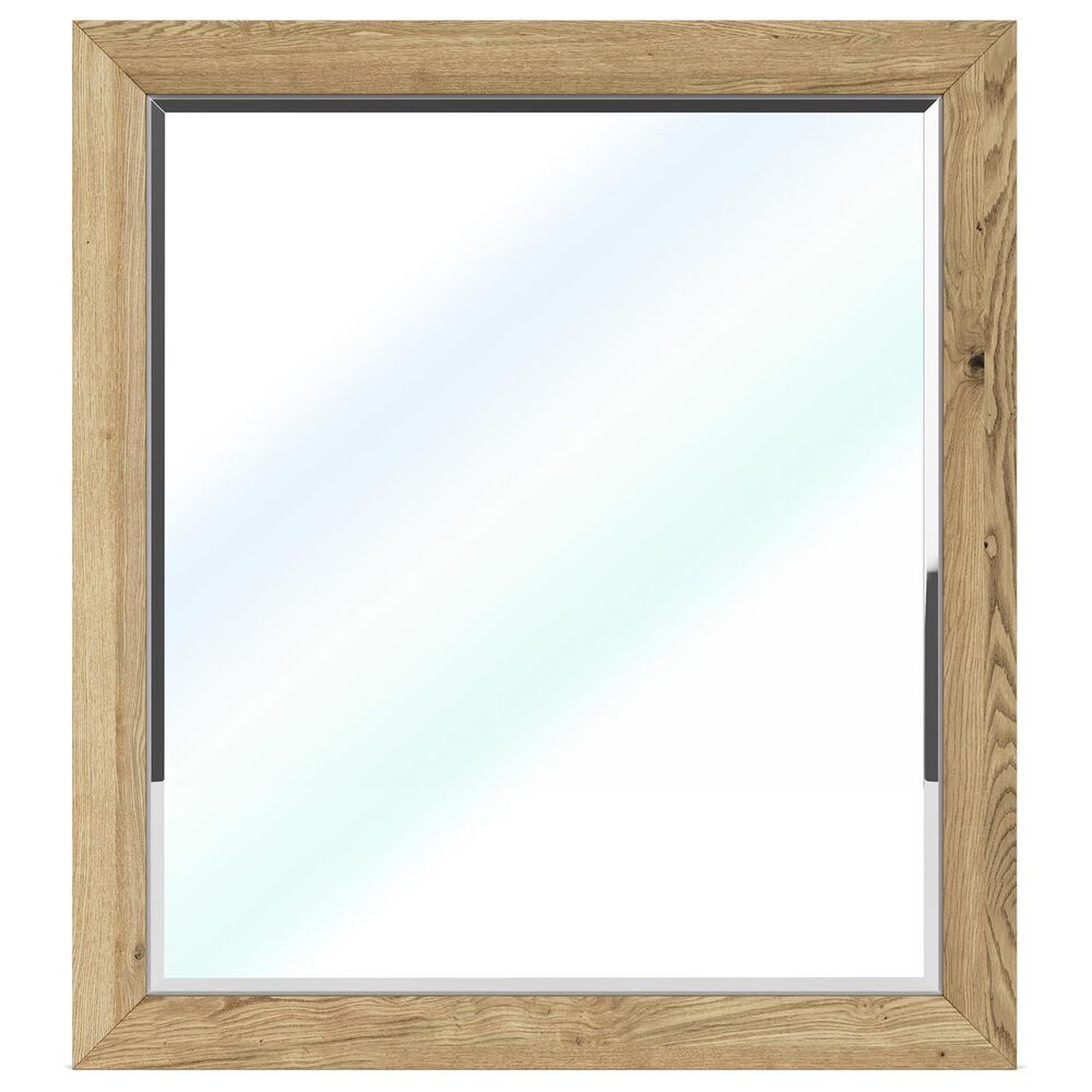 Shannon Hills Davie 6-Drawer Dresser and Mirror in Pale Oak, , large