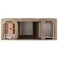 James Martin Vanities Portland 60" Single Bathroom Vanity in Whitewashed Walnut with 3 cm Eternal Marfil Quartz Top and Rectangular Sink, , large