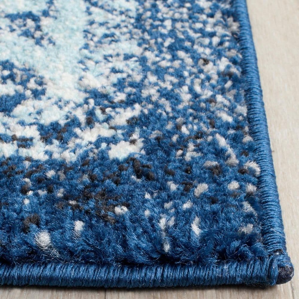 Safavieh Evoke EVK256A 2&#39;2&quot; x 15&#39; Navy and Ivory Runner, , large