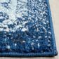 Safavieh Evoke EVK256A 2"2" x 15" Navy and Ivory Runner, , large