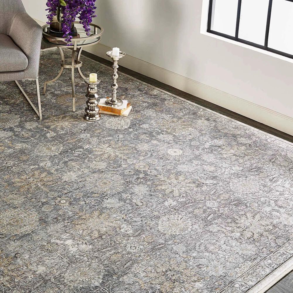 Feizy 3965F Sarrant Gray 12&#39; x 15&#39;- Area Rug, , large