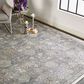 Feizy 3965F Sarrant Gray 12" x 15"- Area Rug, , large