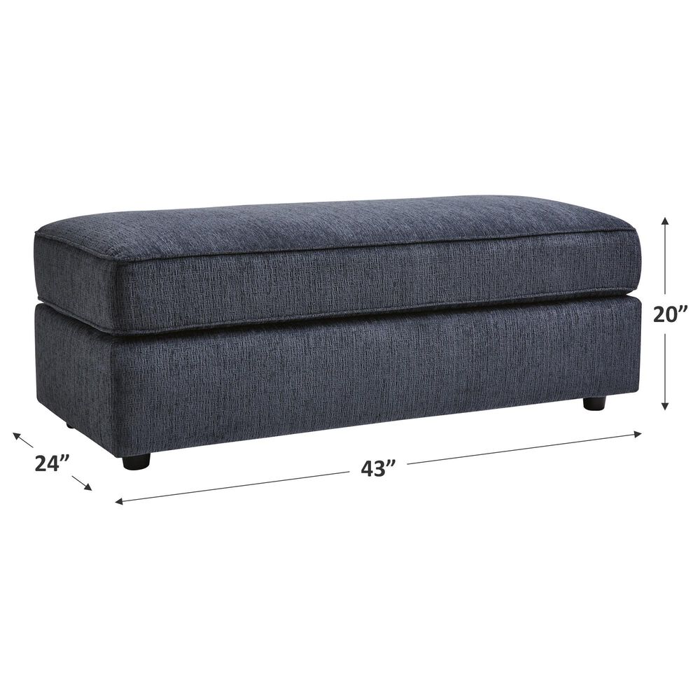 Ashley Albar Place Oversized Accent Ottoman in Cobalt, , large