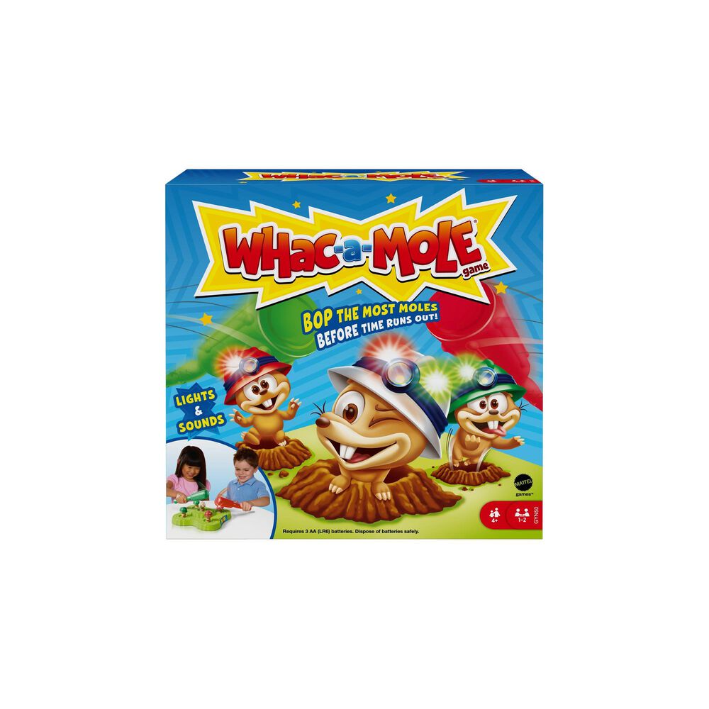 Whac-a-Mole Whac-a-Mole with Mallets, Lights and Sounds, , large