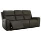 Flexsteel Jarvis Power Reclining Sofa with Headrests in Mica, , large