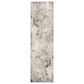 Nourison Infinity IFN05 2"2" x 7"6" Ivory, Grey and Blue Runner, , large