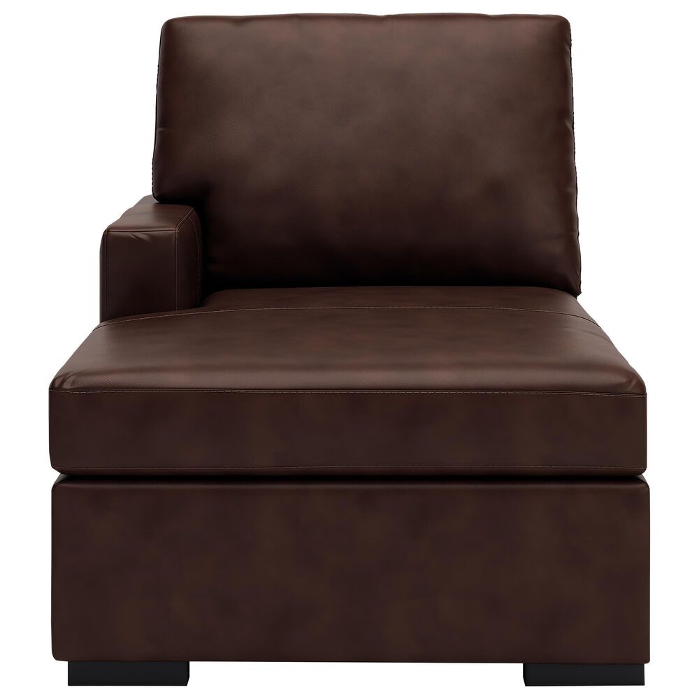 Ashley McDowlan 3-Piece Stationary Left Facing Sectional with Chaise in Coffee, , large