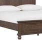 Riva Ridge Oxford California King Panel Bed in Cocoa with USB Ports, , large