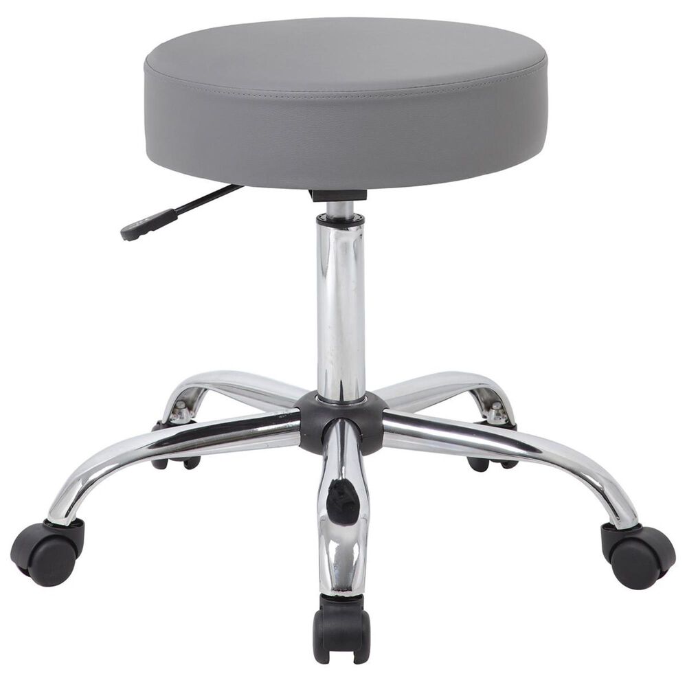 Regal Co. Boss Caressoft Medical Stool in Grey, , large