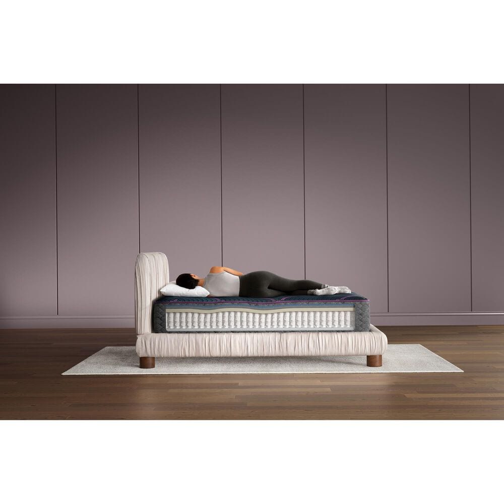 Beautyrest World Class Level Three Hybrid Firm Queen Mattress, , large
