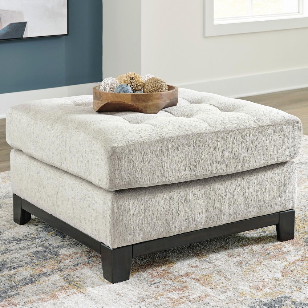 Ashley Maxon Place Oversized Accent Ottoman in Stone, , large