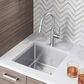 Blanco Quatrus 17" R15 Bar Sink in Refined Brushed, , large