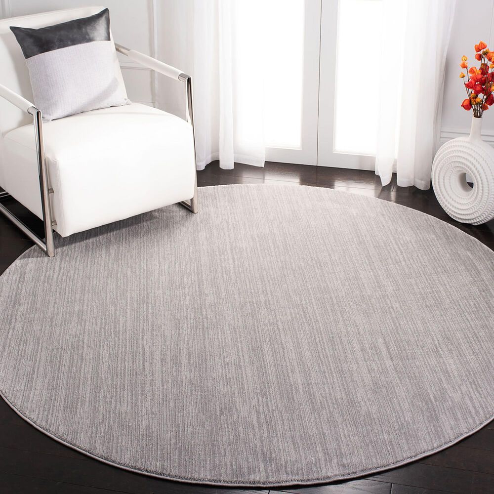 Safavieh Vision 8&#39; Round Silver Area Rug, , large