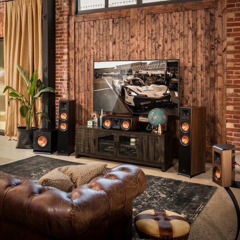 Klipsch RP-502S II Surround Sound Speakers in Walnut