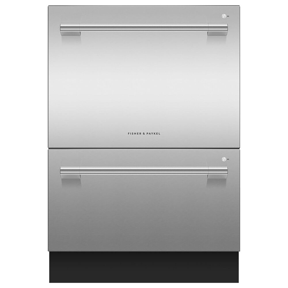 Fisher &amp; Paykel 24&quot; Professional Tall Double Drawer Dishwasher in Stainless Steel, , large