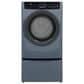 Electrolux 400 Series 4.5 Cu. Ft. Front Load Washer and 8 Cu. Ft. Electric Dryer Laundry Pair with Two Pedestal Storage Drawers in Denim Blue, , large