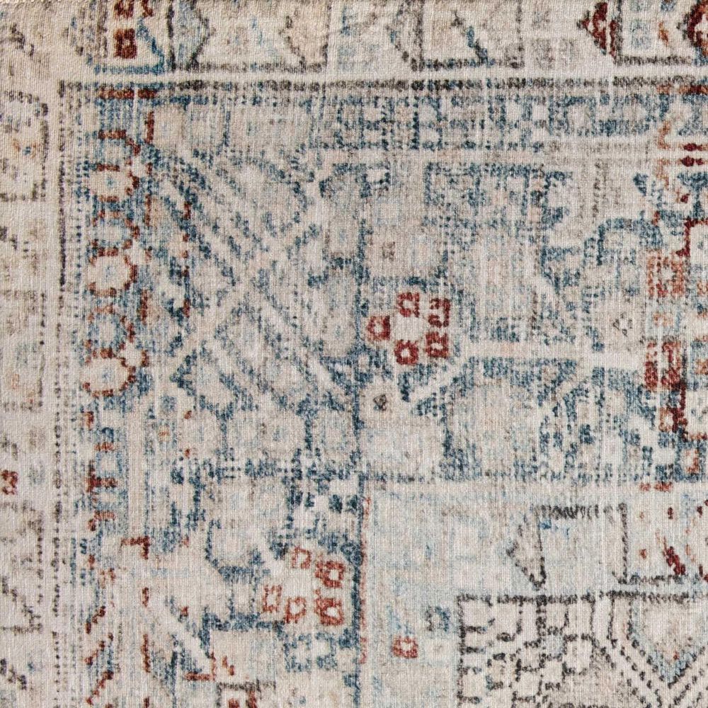 Chris Loves Julia x Loloi Jules 2&#39; x 5&#39; Natural and Ocean Area Rug, , large
